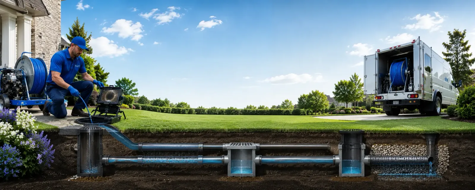 Outdoor drain cleaning information for Senecaville, OH